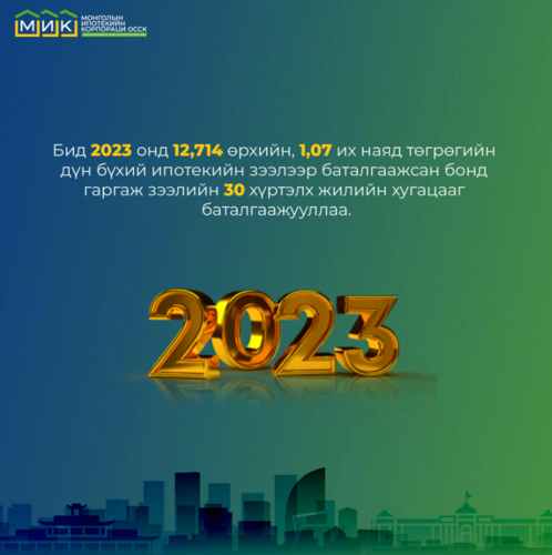 Ипотекийн зээлээр баталгаажсан ээлжит бонд гарлаа